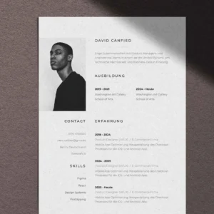 Übersicht der Lebenslauf Vorlagen von Flowdraft