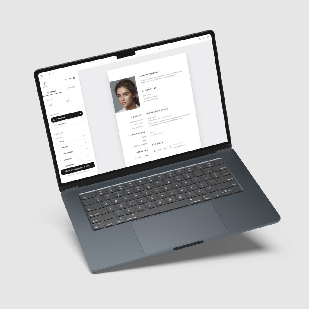 Lebenslauf mit ki schreiben in flowdraft