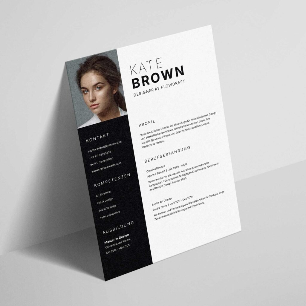 Lebenslauf Vorlage kostenlos online erstellen und als PDF download